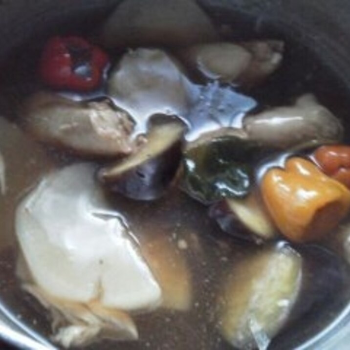 かぶとなすの中華スープ